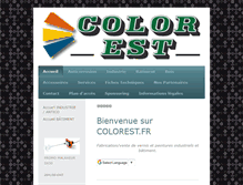 Tablet Screenshot of colorest.fr